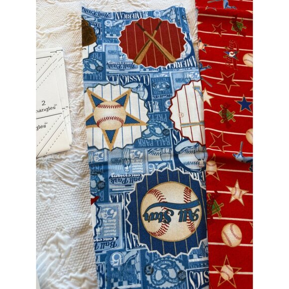 Heartworks‎ Quilts & Fabrics "Take Me Out To The Ball Game" Wall Quilt Kit - Picture 6 of 9